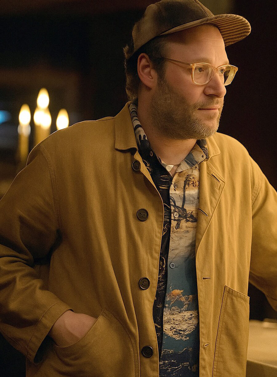 Harpoon Will Inspired Brown Leather Jacket - Platonic S02 Style