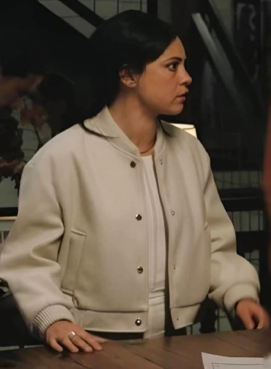 Harpoon Grofield Inspired White Varsity Jacket - Play Dirty 2025 Style