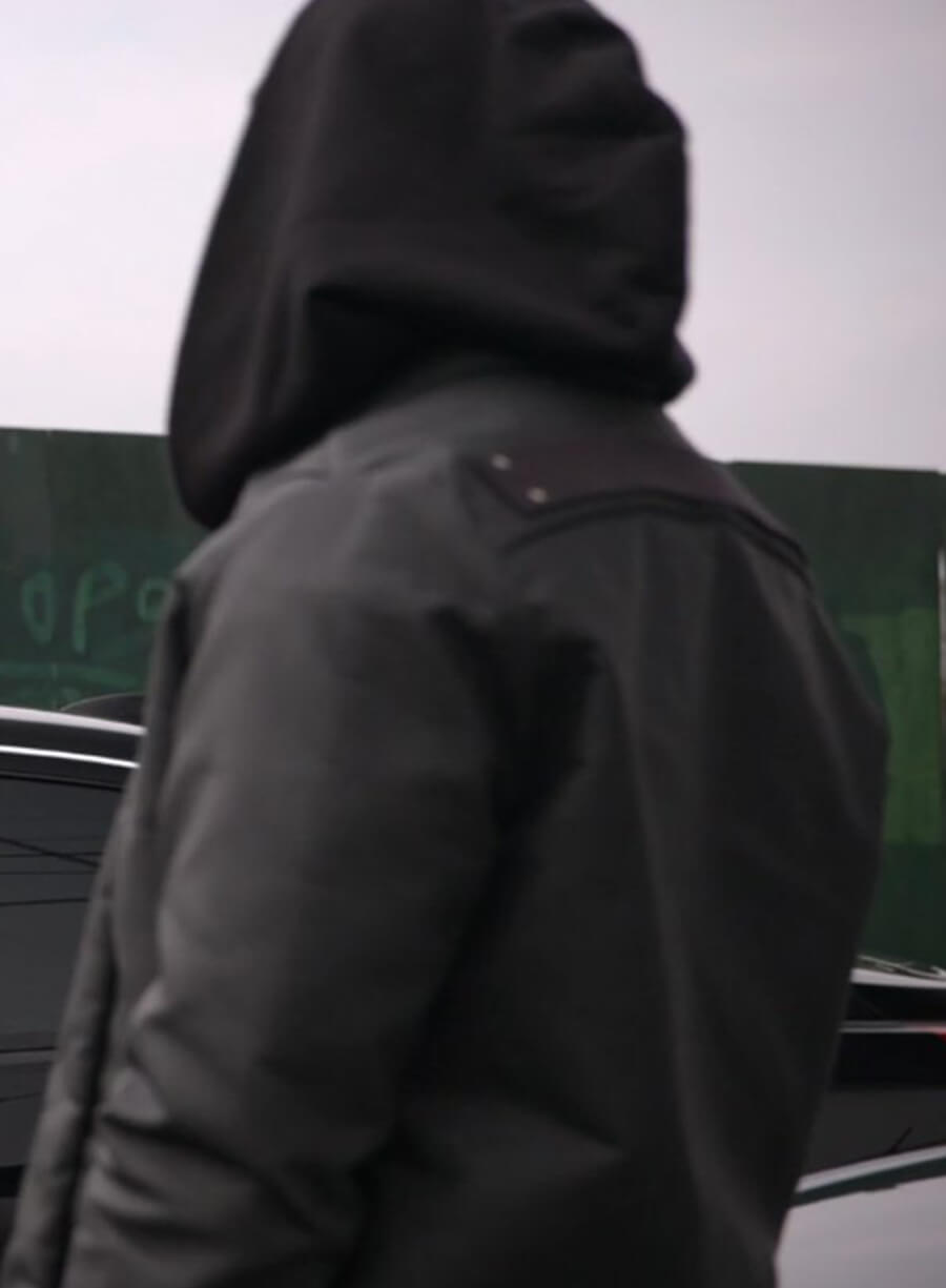 Harpoon Cane Tejada Inspired Black Leather Jacket - Power Book II: Ghost Style