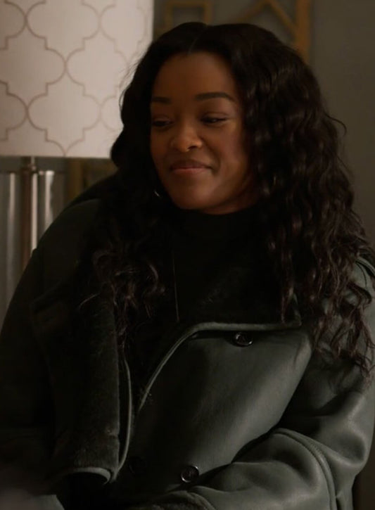 Harpoon Diana Tejada Inspired Black Leather Jacket - Power Book II: Ghost Style