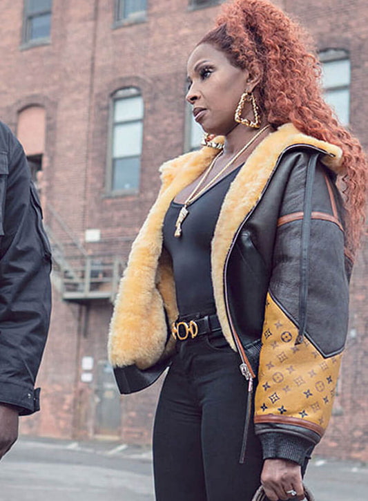 Harpoon Monet Inspired Brown Leather Jacket - Power Book II: Ghost Style