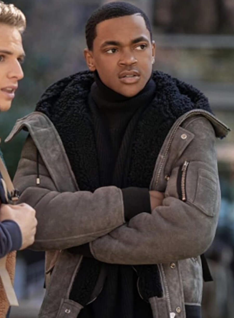 Harpoon Tariq St. Patrick Inspired Grey Hooded Jacket - Power Book II: Ghost Style