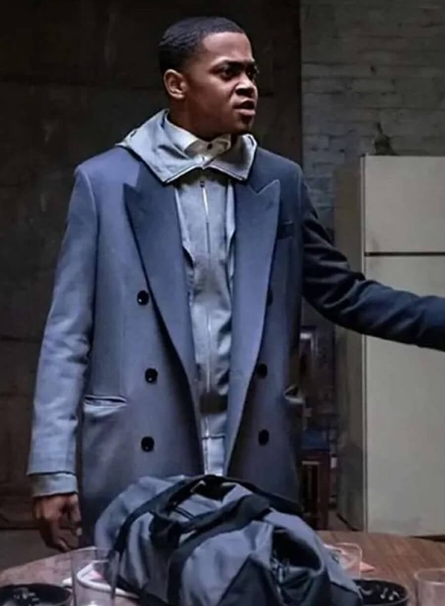 Harpoon Tariq St. Patrick Inspired Grey Coat - Power Book II: Ghost Style