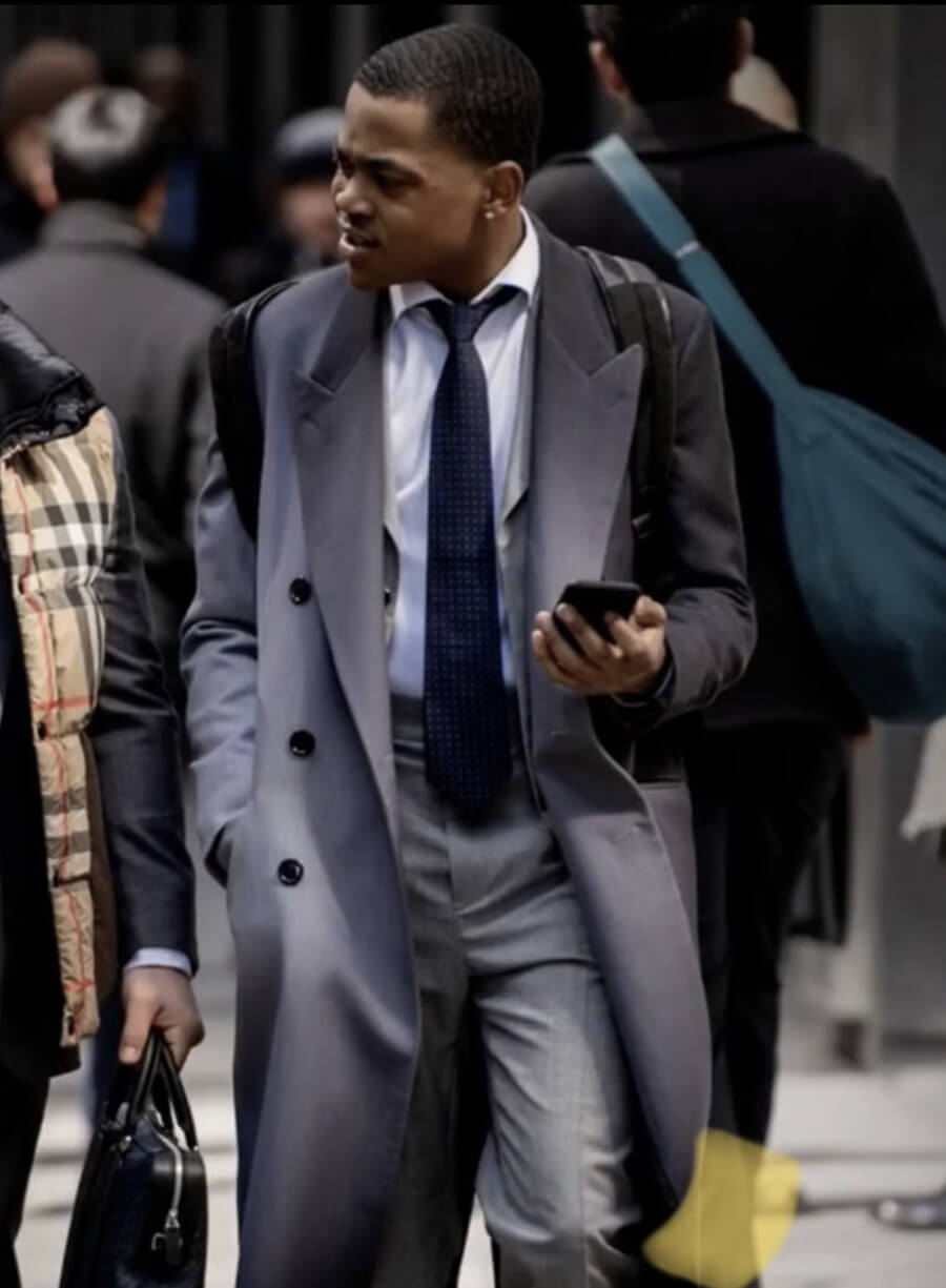 Harpoon Tariq St. Patrick Inspired Grey Coat - Power Book II: Ghost Style