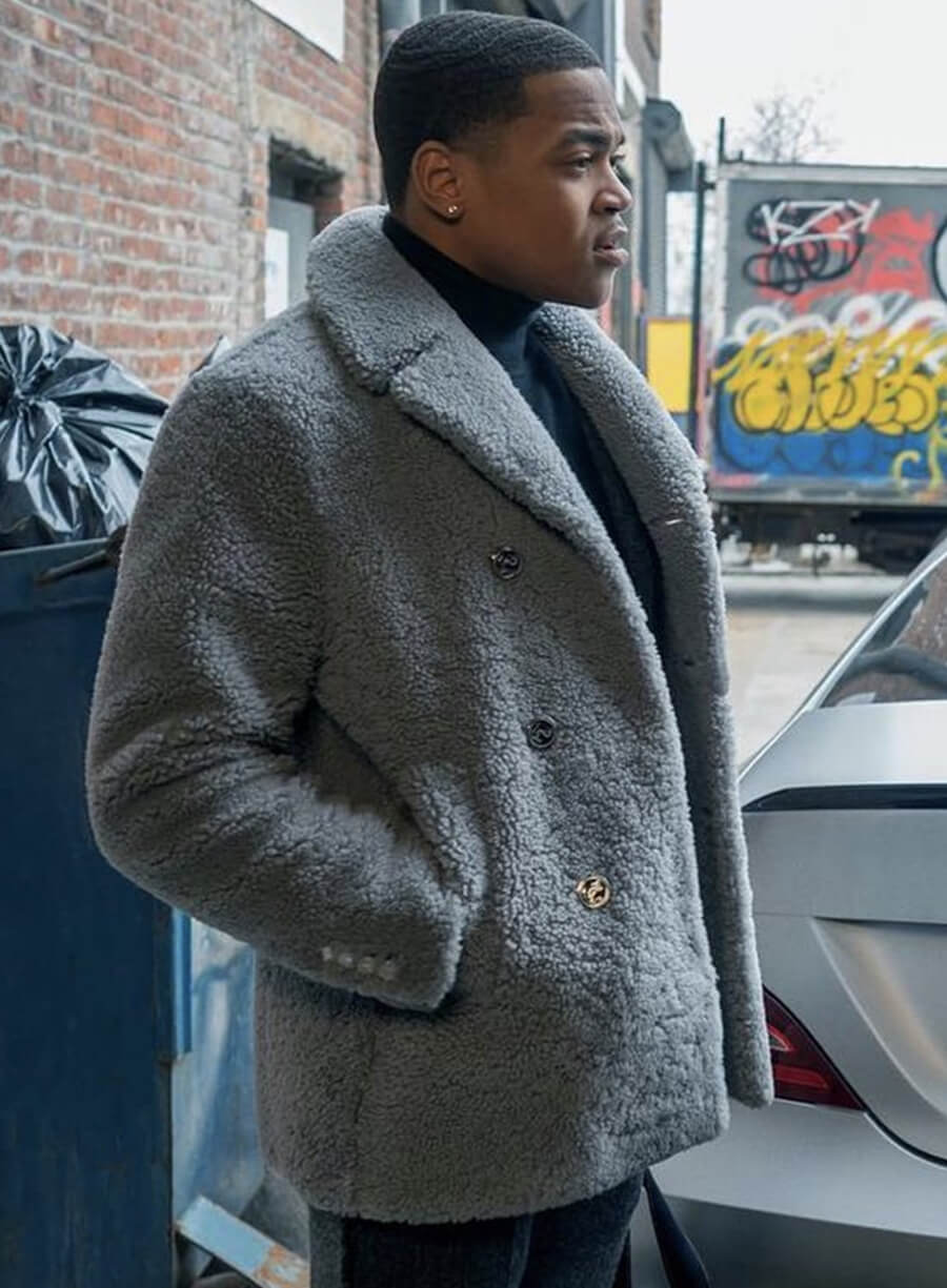 Harpoon Tariq St. Patrick Inspired Grey Coat - Power Book II: Ghost Style