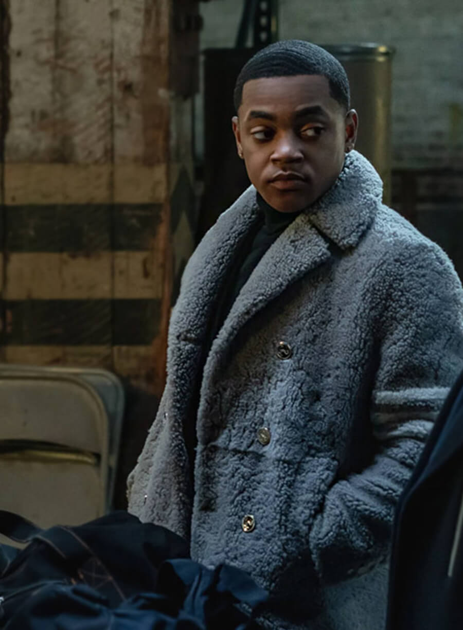 Harpoon Tariq St. Patrick Inspired Grey Coat - Power Book II: Ghost Style