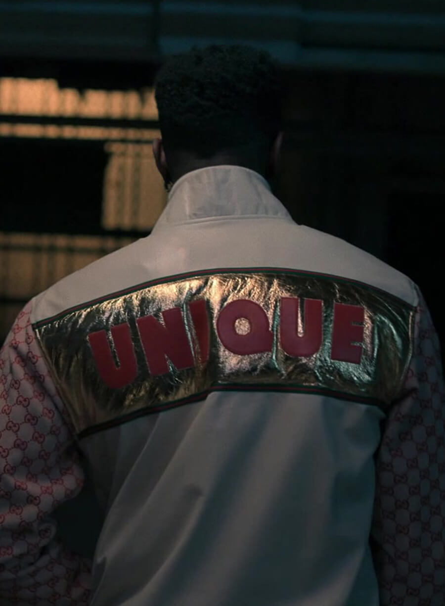 Harpoon Unique Inspired White Leather Jacket - Power Book III Raising Kanan Style