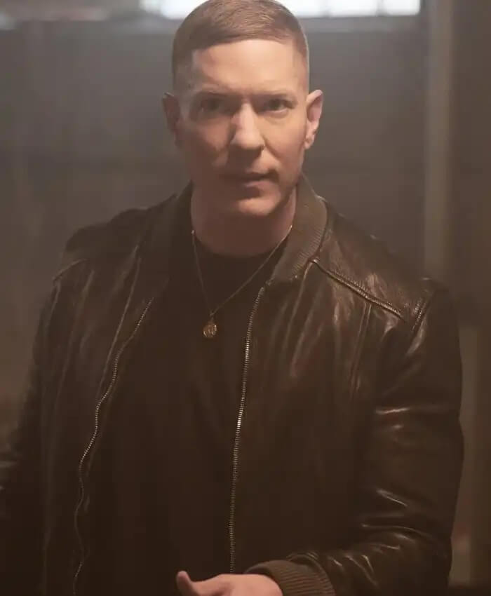 Harpoon Tommy Egan Inspired Black Leather Jacket - Power Book II: Ghost Style