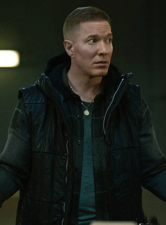 Harpoon Tommy Egan Inspired Black Hooded Jacket - Power Book II: Ghost Style