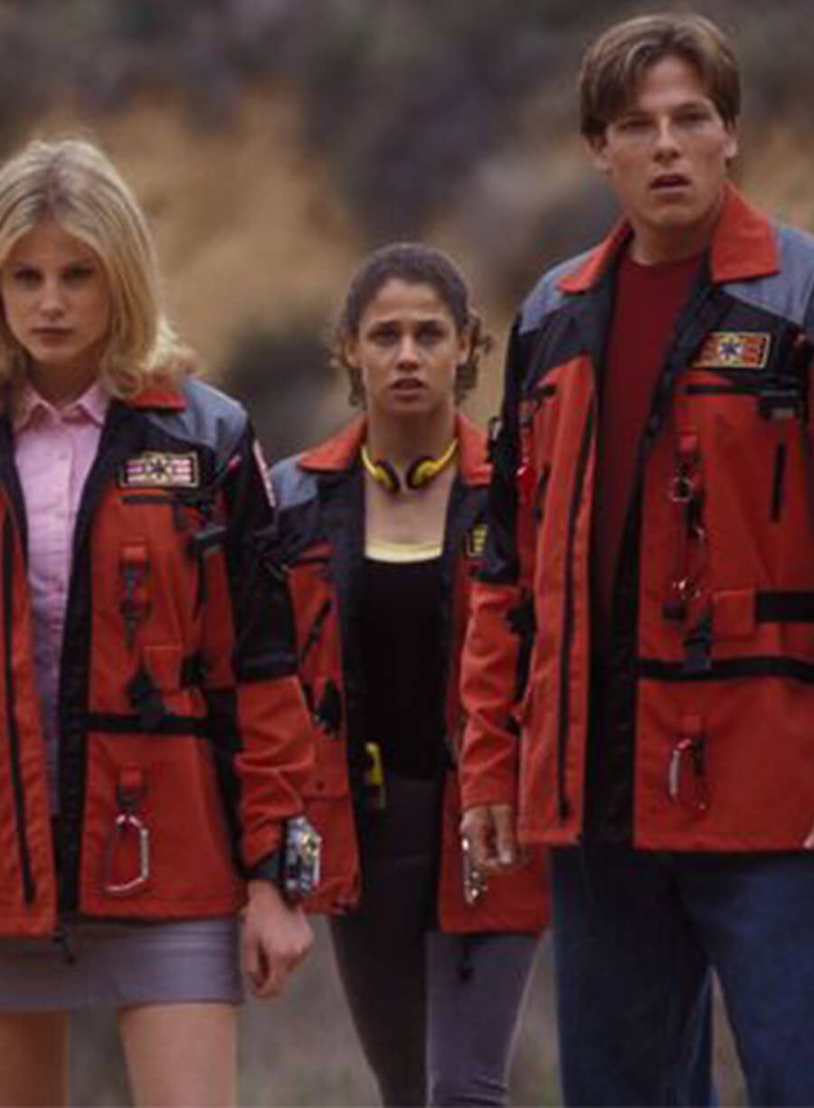 Harpoon Carter Grayson Inspired Red Cotton Jacket - Power Rangers Lightspeed Rescue Style