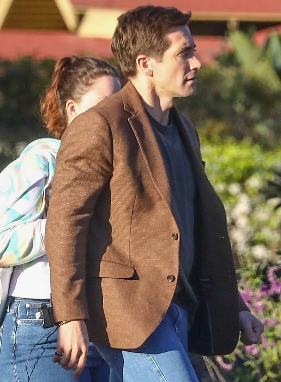 Harpoon Rusty Sabich Inspired Brown Suiting Fabric Leather Jacket - Presumed Innocent Style