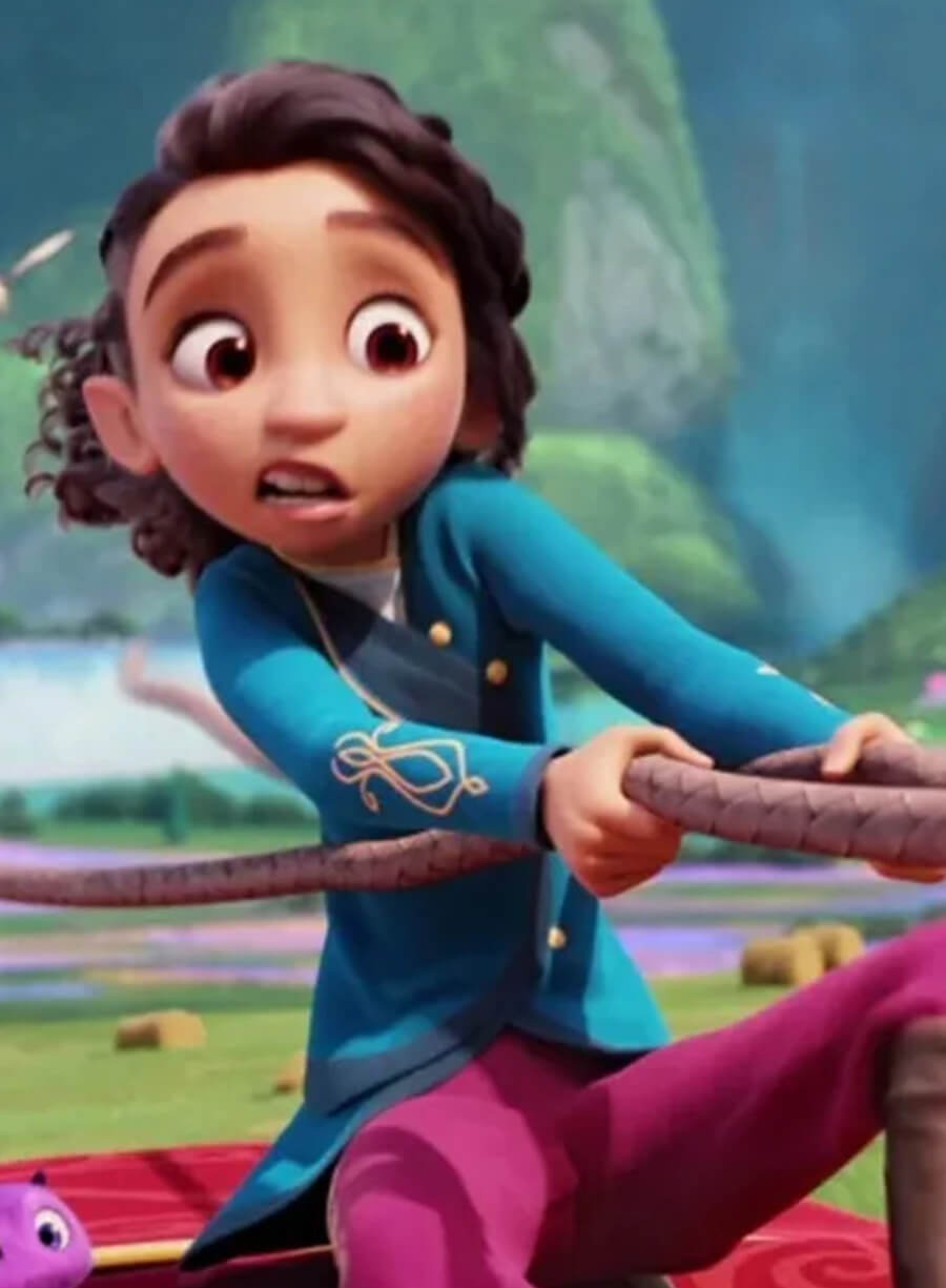 Harpoon Princess Ellian Inspired Blue Wool Jacket - Spellbound 2024 Style
