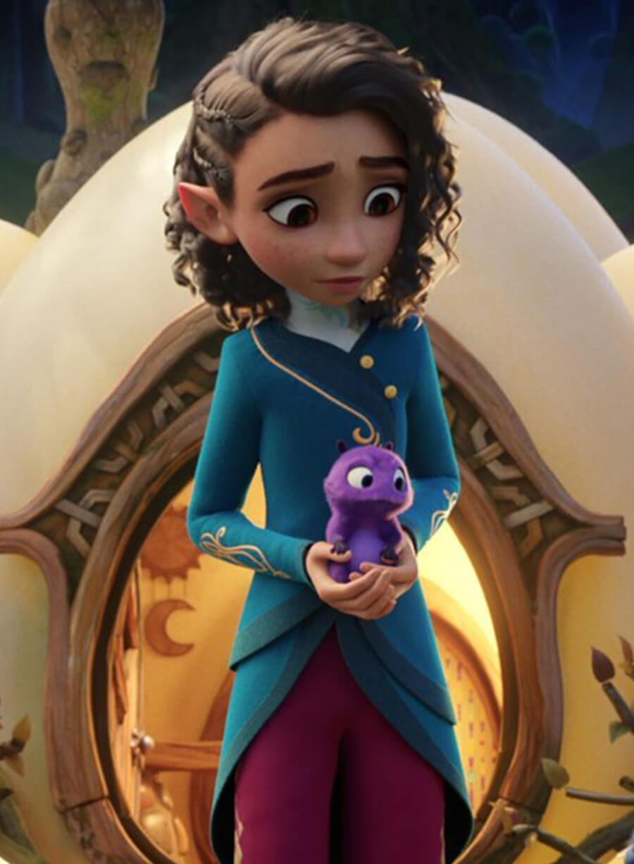 Harpoon Princess Ellian Inspired Blue Wool Jacket - Spellbound 2024 Style