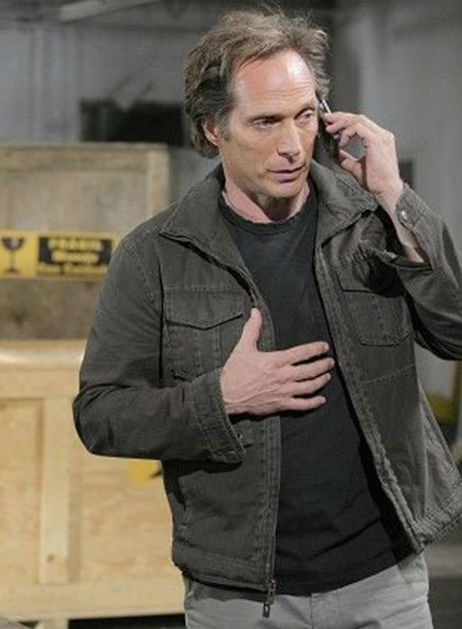 Harpoon Alexander Mahone Inspired Grey Cotton Fabric Cotton Jacket - Prison Break Tv Series Style