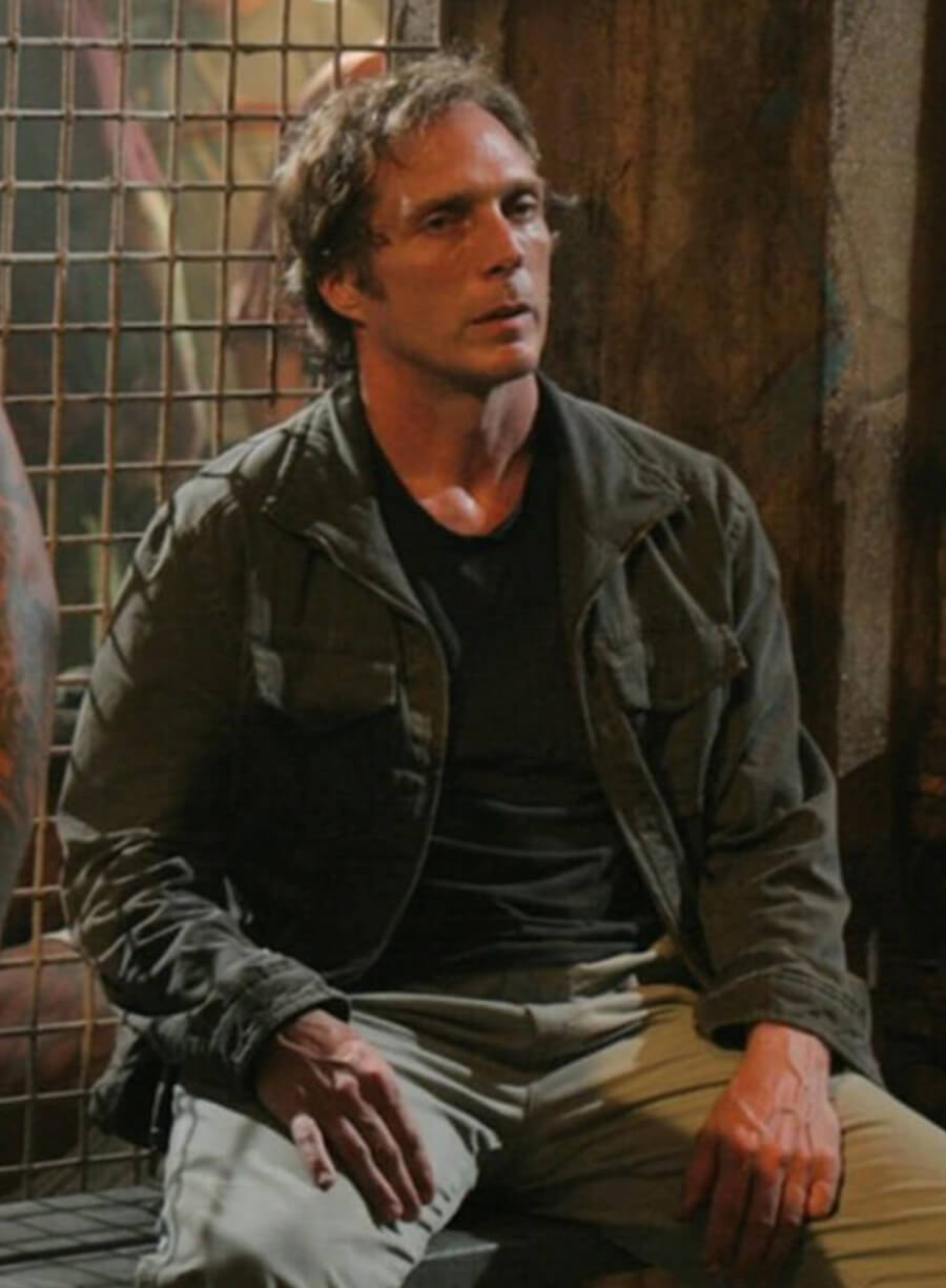 Harpoon Alexander Mahone Inspired Grey Cotton Fabric Cotton Jacket - Prison Break Tv Series Style
