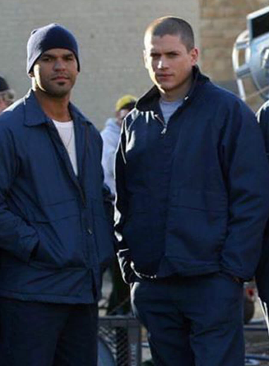 Harpoon Prison Break Uniform Inspired Blue Cotton Jacket