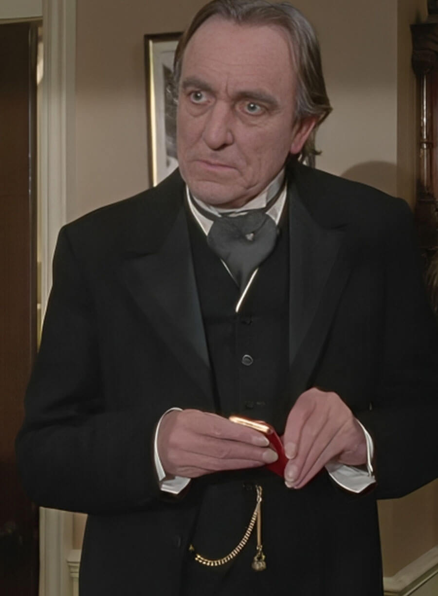 Harpoon Eric Porter Inspired Black Wool Jacket - The Adventures of Sherlock Holmes Style