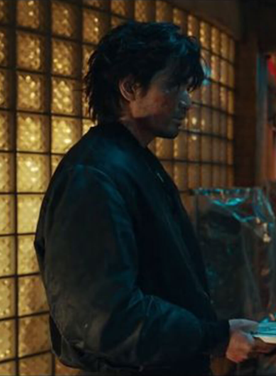 Harpoon Pyeon Sang-wook Inspired Black Bomber Jacket - Sweet Home Style
