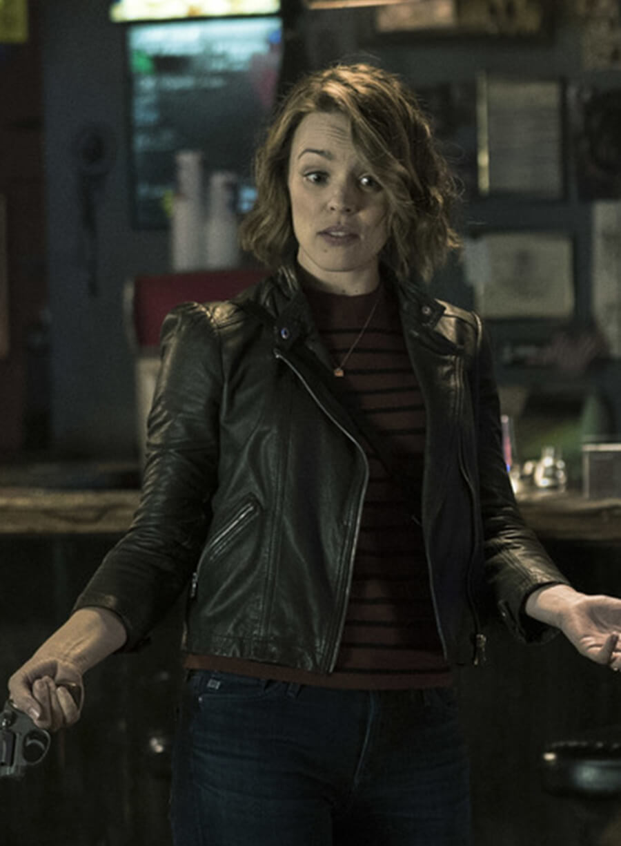 Harpoon Annie Inspired Black Biker Jacket - Game Night Style