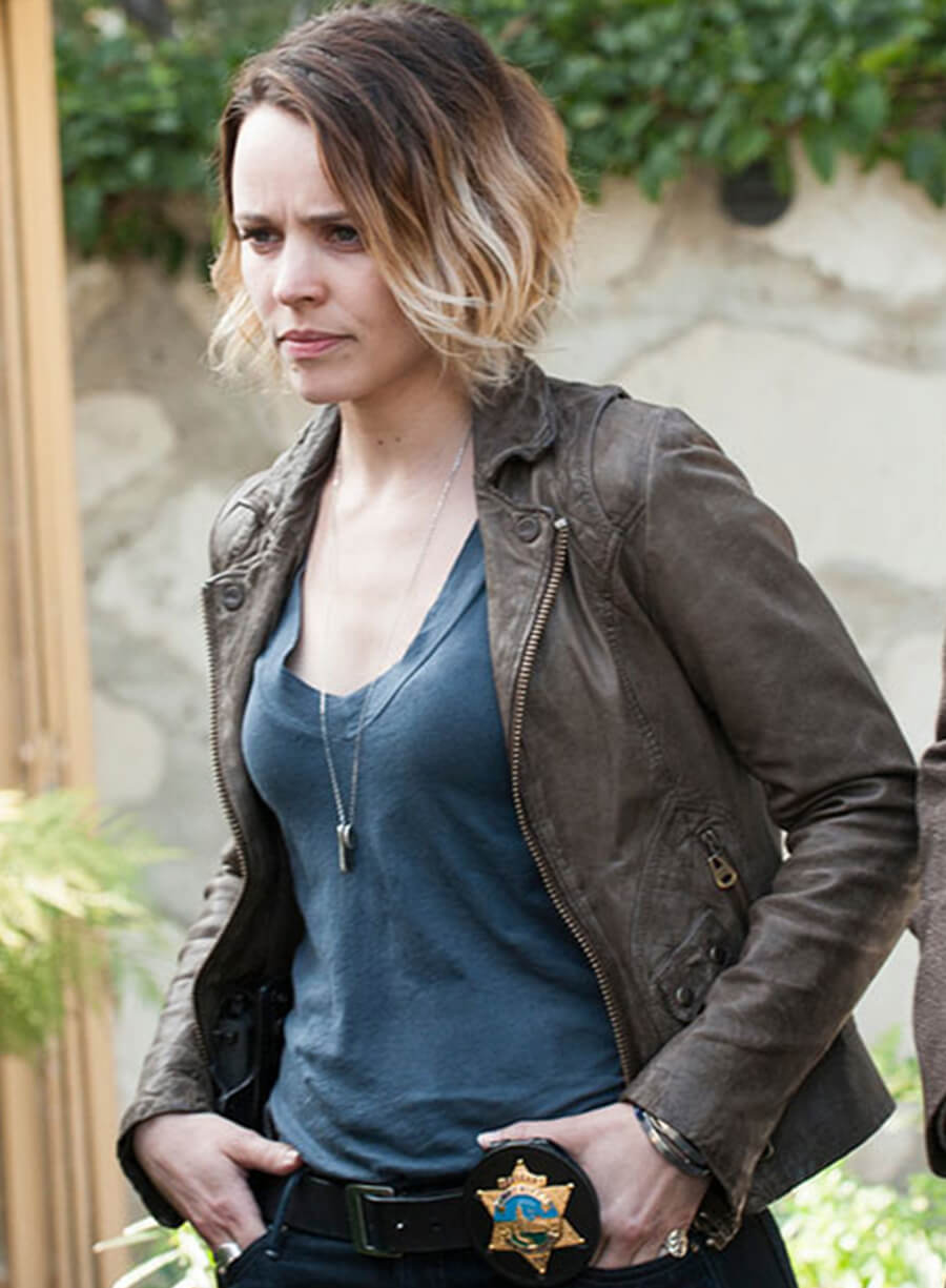 Harpoon Ani Bezzerides Inspired Brown Leather Jacket - True Detective Style