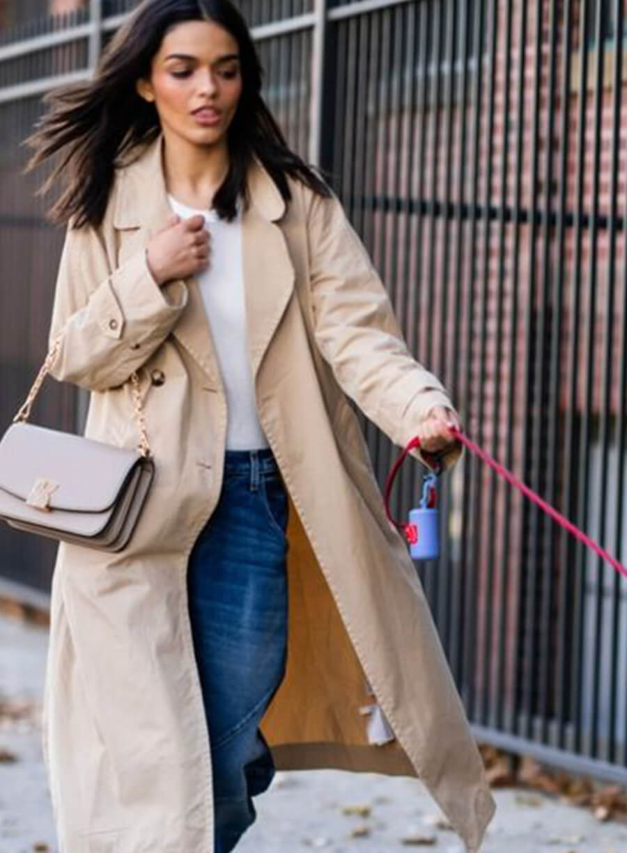 Harpoon Rachel Zegler Beige Inspired Beige Coat