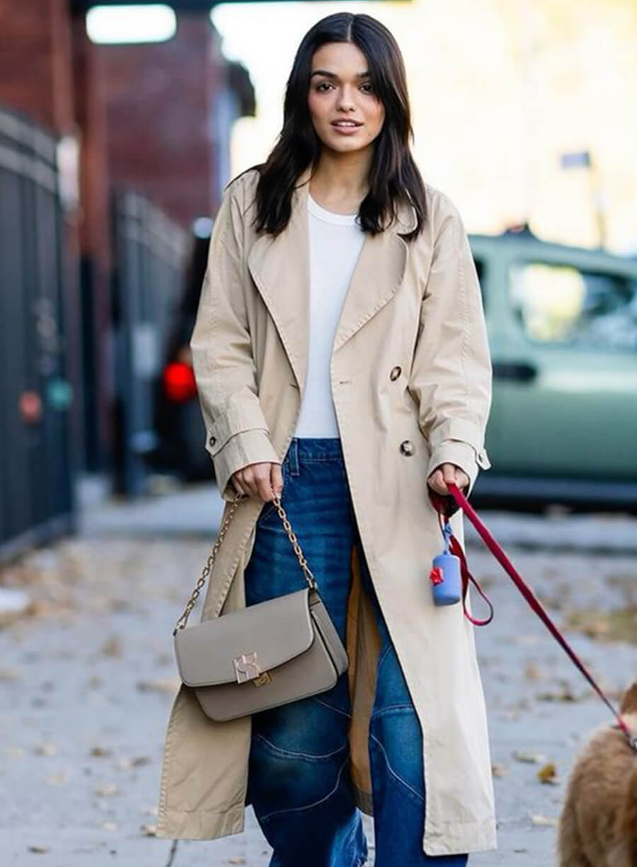 Harpoon Rachel Zegler Beige Inspired Beige Coat