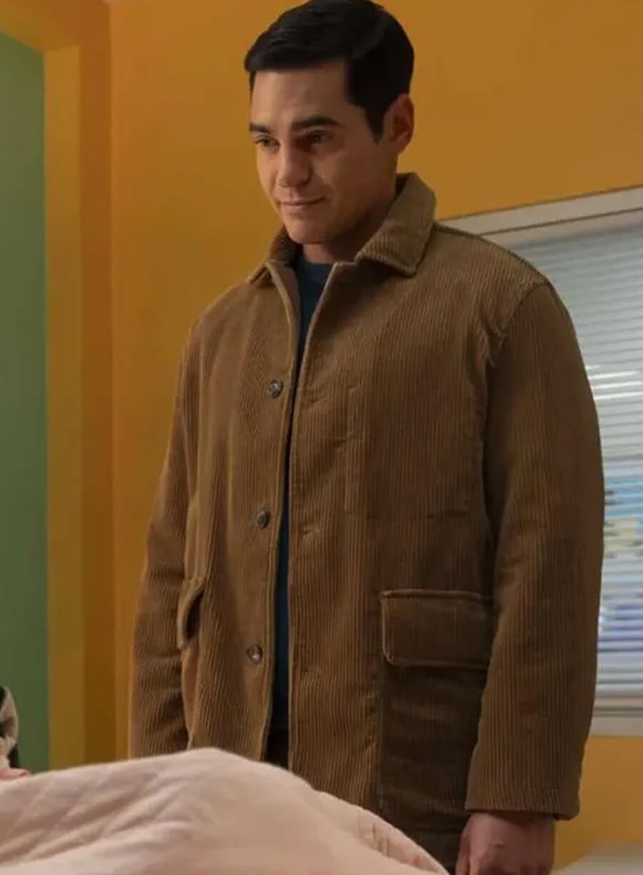 Harpoon Sheriff Caleb Roussard Inspired Black Leather Jacket - Will Trent S03 Style