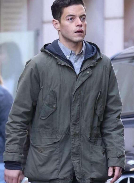 Harpoon Charles Heller Inspired Green Cotton Fabric Hooded Jacket - The Amateur 2025 Style
