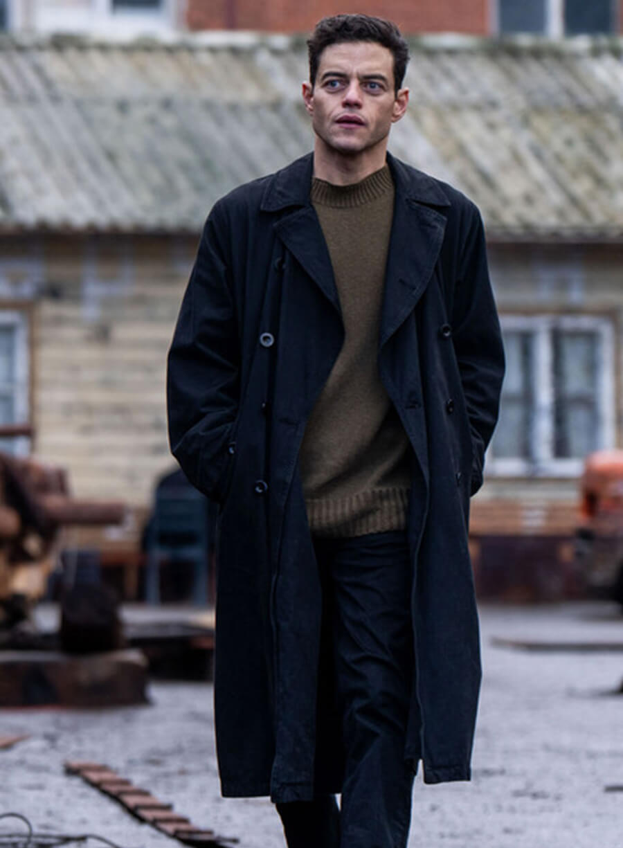 Harpoon Charles Heller Inspired Black Cotton Fabric Coat - The Amateur 2025 Style