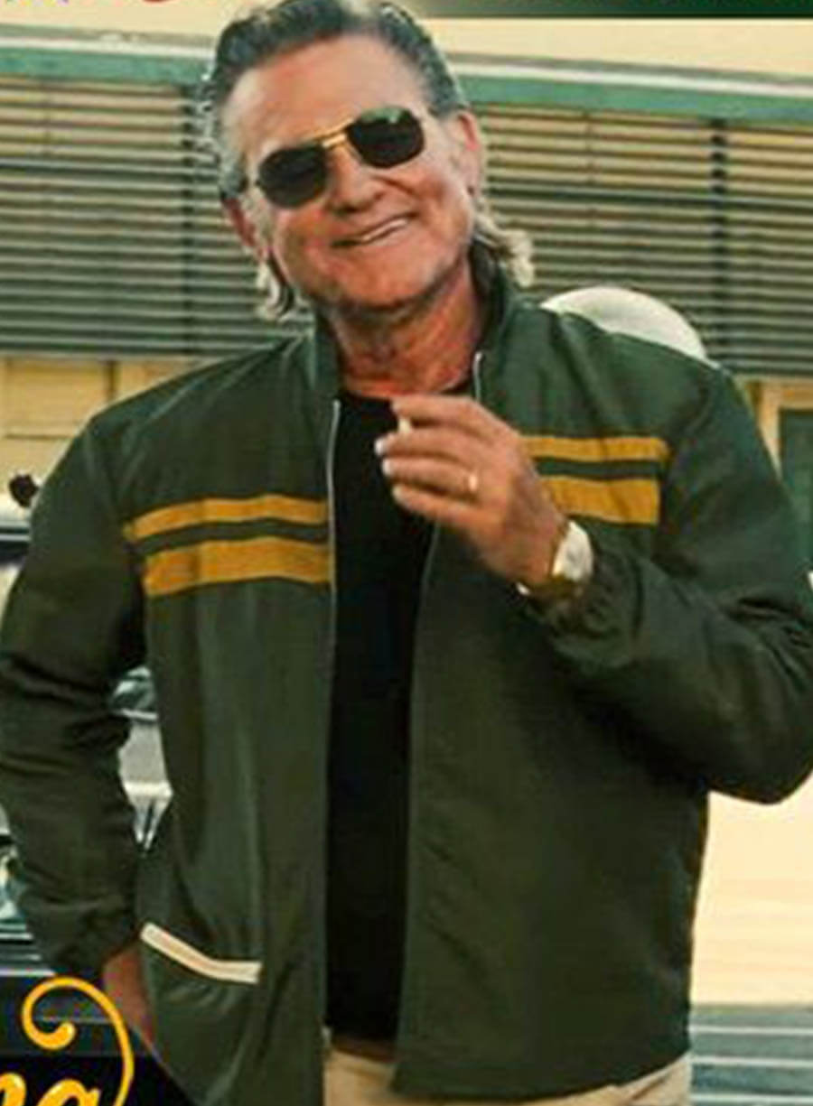 Harpoon Kurt Russel Inspired Green Cotton Jacket - Once Upon a Time in Hollywood Style