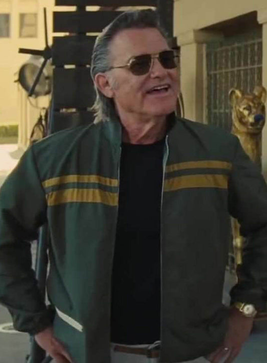 Harpoon Kurt Russel Inspired Green Cotton Jacket - Once Upon a Time in Hollywood Style