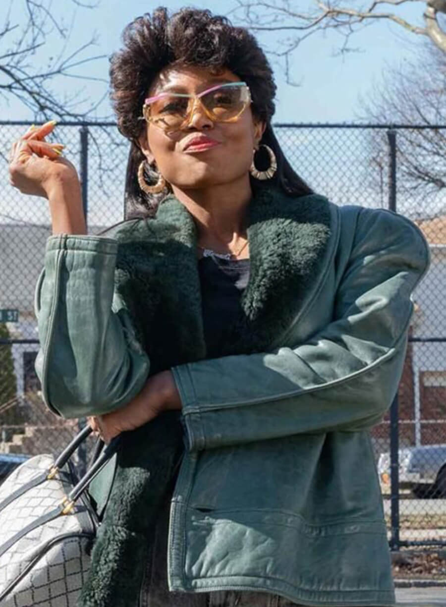 Harpoon Raquel Thomas Inspired Green Leather Jacket - Power Book III: Raising Kanan Style