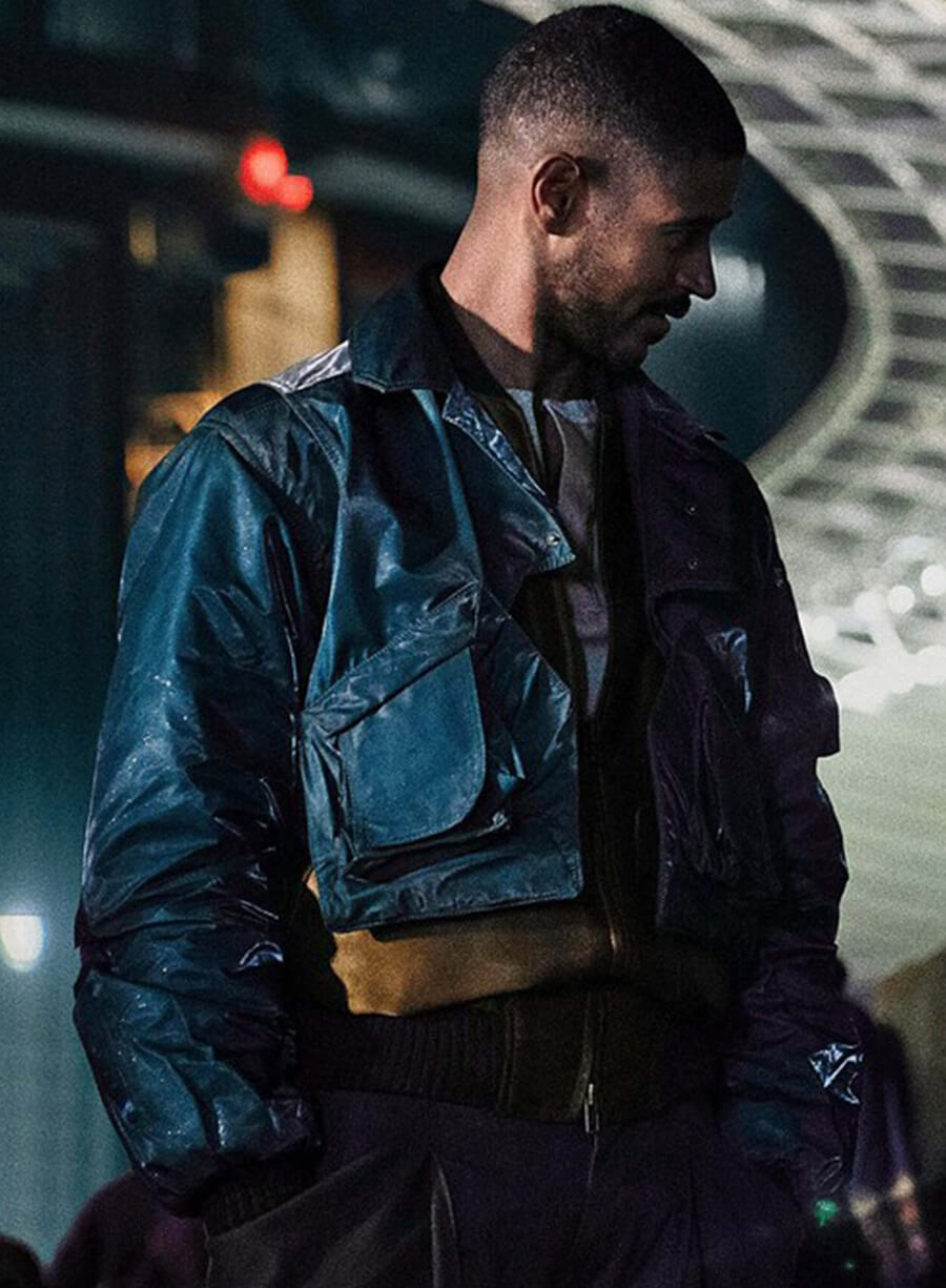 Harpoon Raych Seldon Inspired Blue Real Leather Leather Jacket - Foundation Style