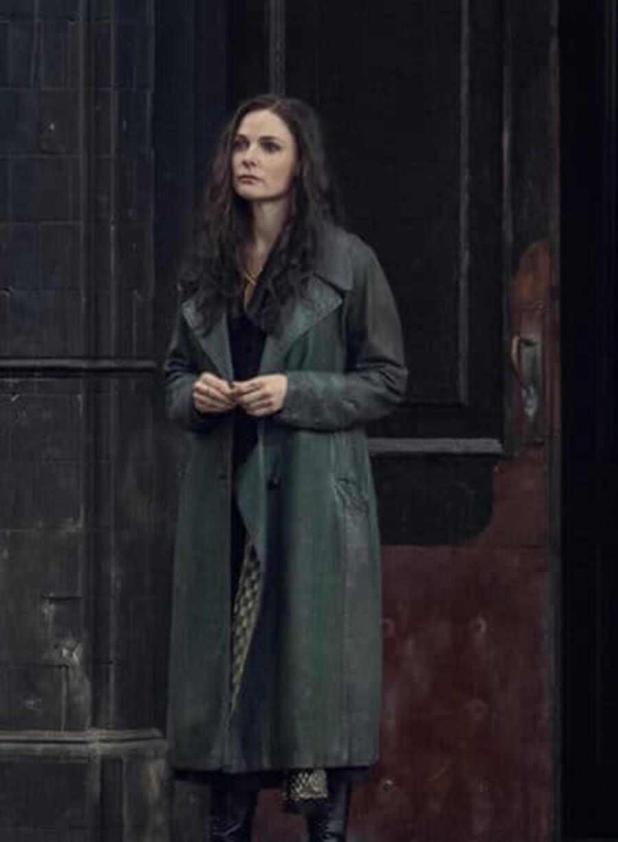 Harpoon kaulu Inspired Black Wool Coat - Peaky Blinders: The Immortal Man Style