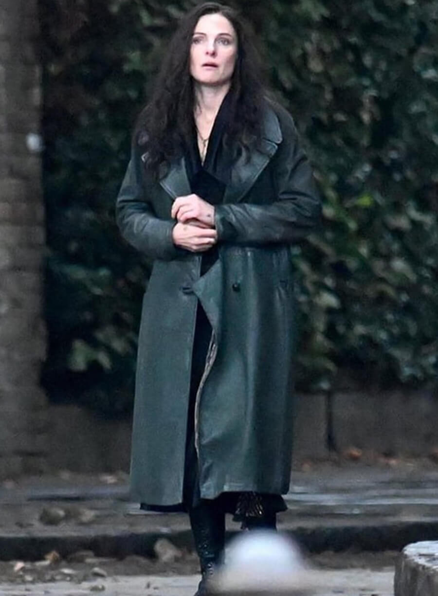 Harpoon kaulu Inspired Black Wool Coat - Peaky Blinders: The Immortal Man Style