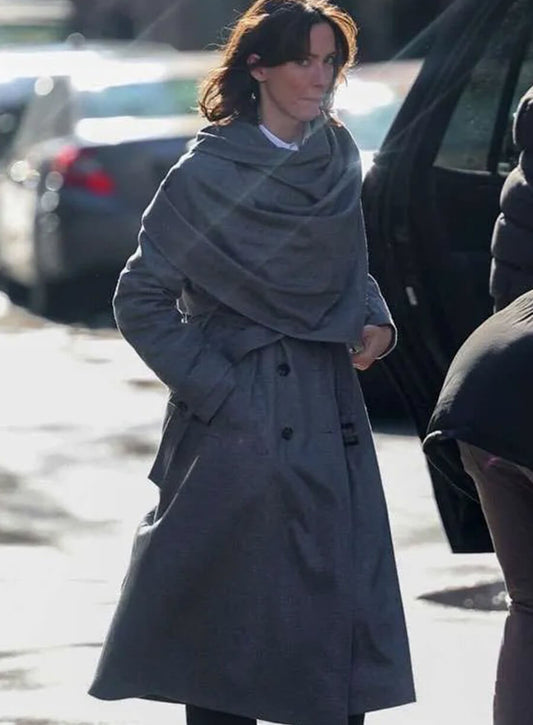 Harpoon Jordan Bennett Inspired Grey Wool Fabric Coat - The Beauty 2026 Style