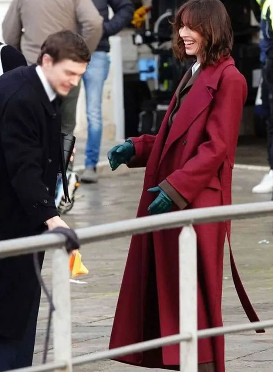 Harpoon Jordan Bennett Inspired Red Wool Fabric Coat - The Beauty 2026 Style