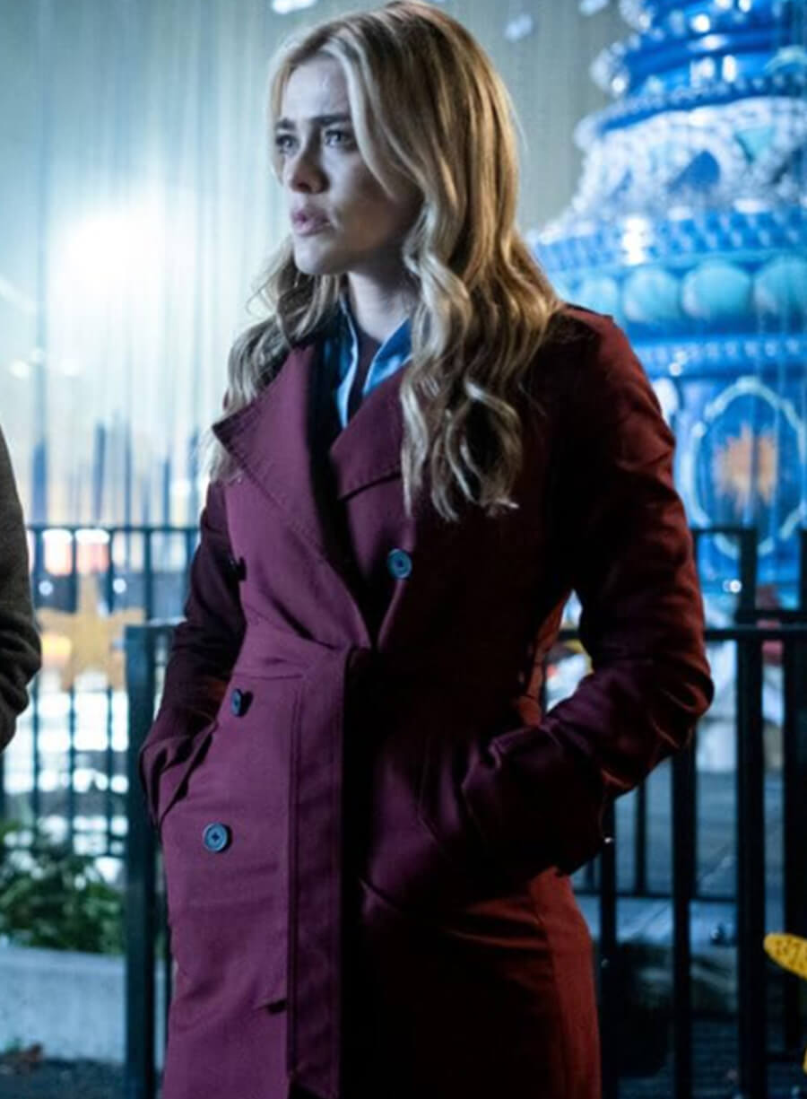 Harpoon Rebecca Henderson Inspired Maroon Cotton Fabric Coat - The Hunting Party Style