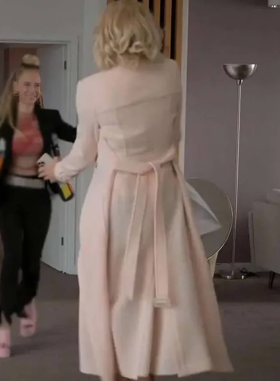 Harpoon Rebecca Welton Inspired Pink Coat - Ted Lasso S03 Style