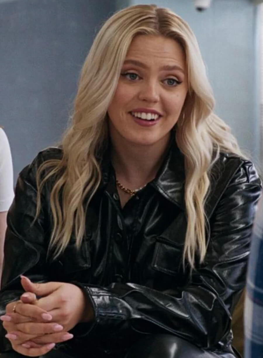 Harpoon Regina George Inspired Black Real Leather Leather Jacket - Mean Girls 2024 Style