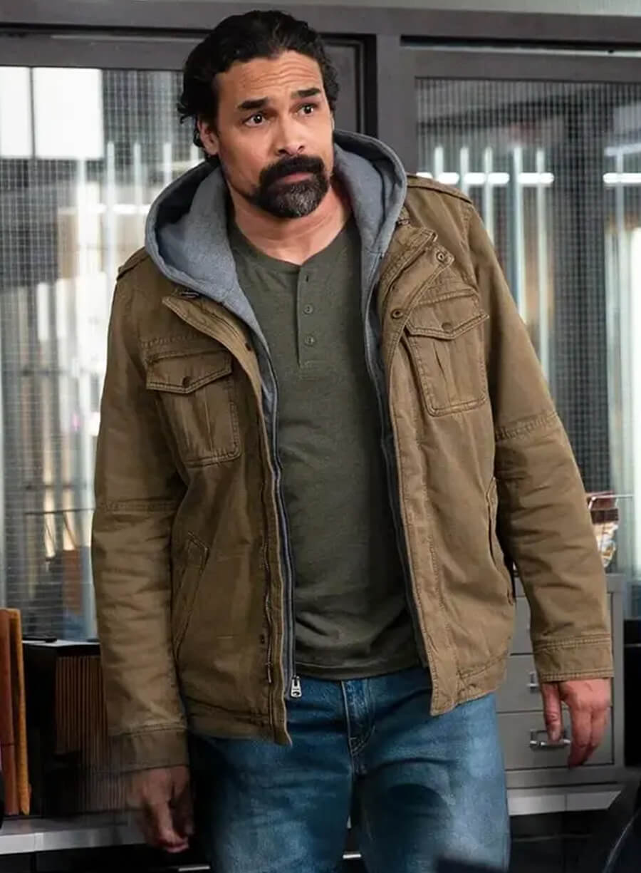 Harpoon Paul Gomez Inspired Brown Leather Jacket - Law and Order SVU Style