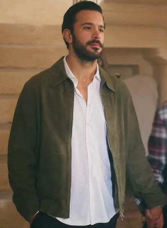 Reminder Baris Ardu� Green Suede Jacket