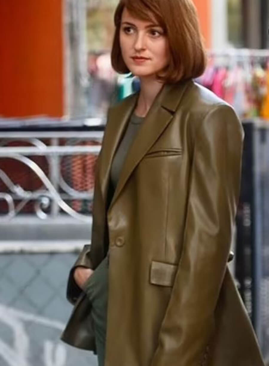 Harpoon Ingrid Inspired Green Leather Jacket - A Different Man Style