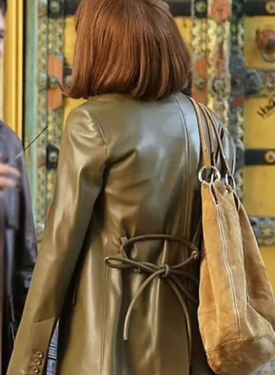 Harpoon Ingrid Inspired Green Leather Jacket - A Different Man Style