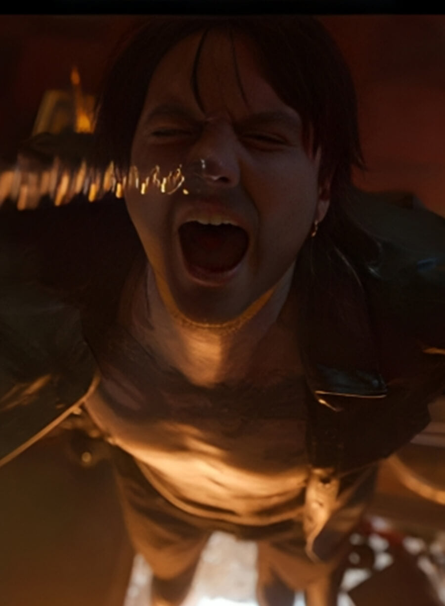 Harpoon Erik Campbell Inspired Black Leather Jacket - Final Destination Bloodlines 2025 Style