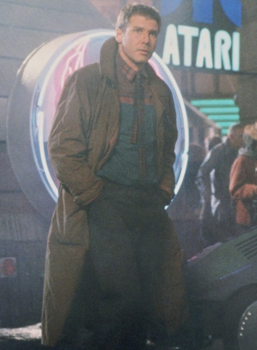Harpoon Rick Deckard Inspired Brown Coat - Blade Runner Style
