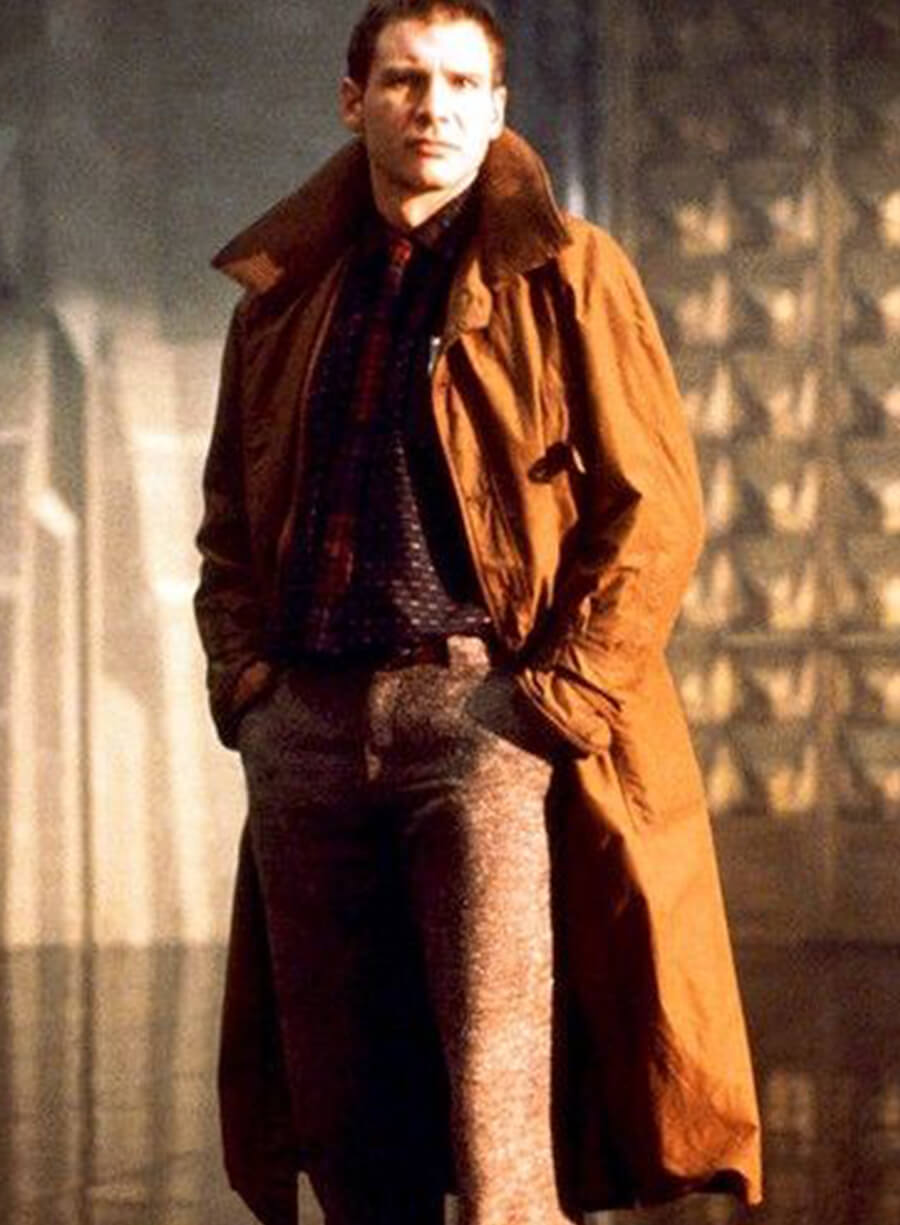 Harpoon Rick Deckard Inspired Brown Coat - Blade Runner Style