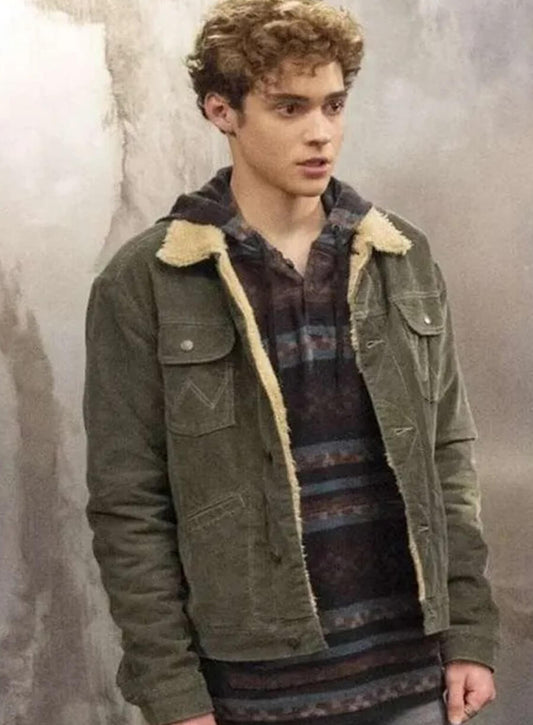 Harpoon Ricky High Inspired Green Cotton Fabric Cotton Jacket - High School Musical The Series Style