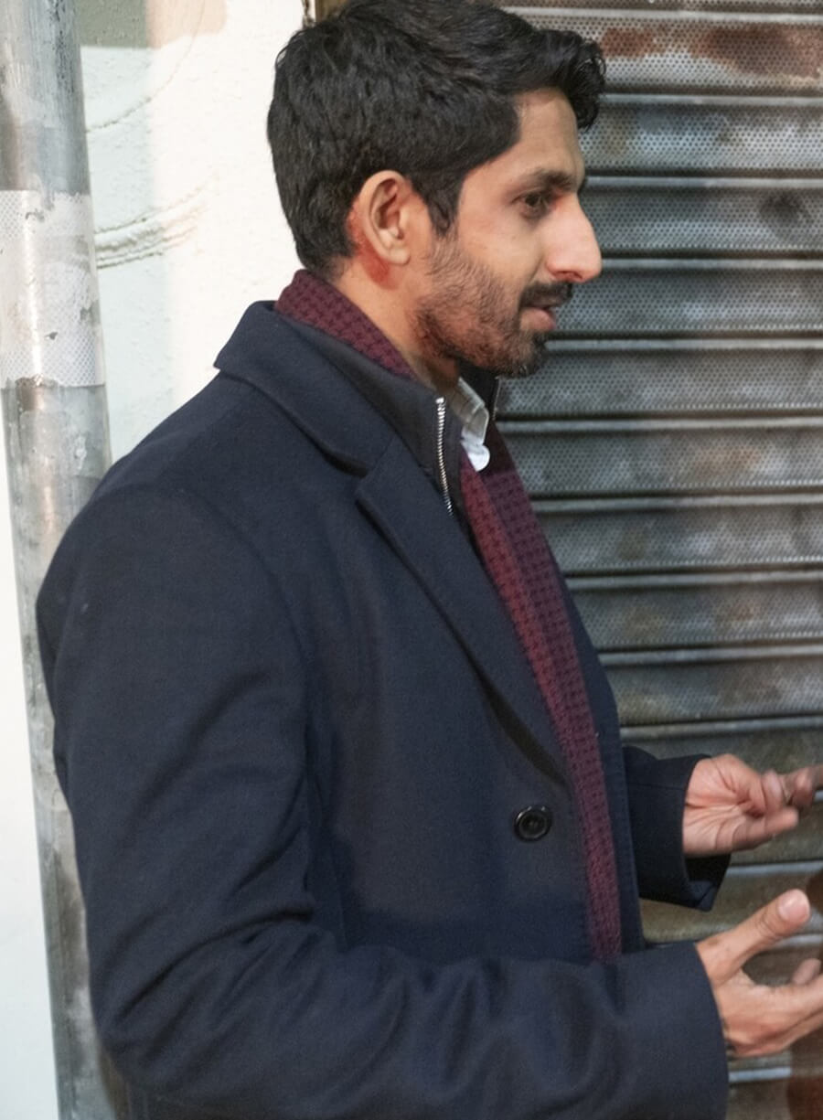 Harpoon Rishi Ramdani Inspired Black Coat - Industry S03 Style