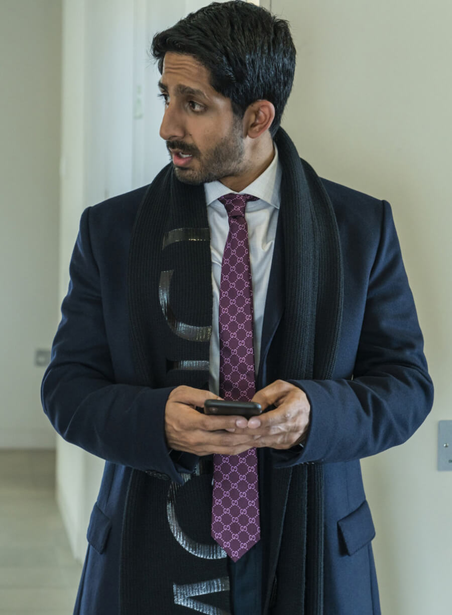Harpoon Rishi Ramdani Inspired Black Coat - Industry S03 Style